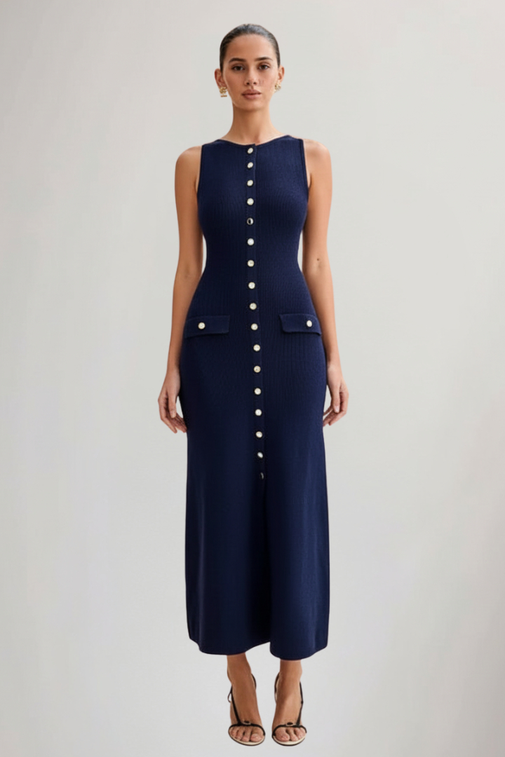Charlotte | Strick-Maxikleid