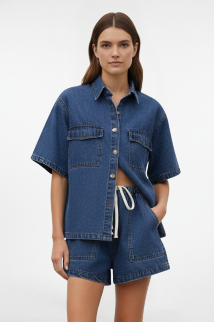Desiree | Denim Sommer-Set