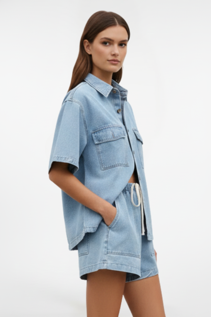 Desiree | Denim Sommer-Set