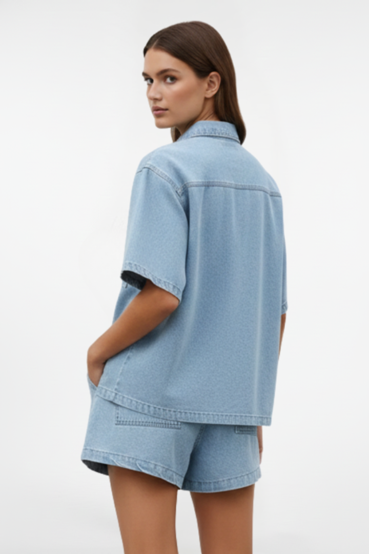 Desiree | Denim Sommer-Set