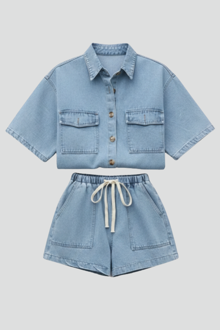 Desiree | Denim Sommer-Set