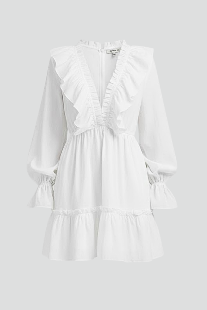 Elizabeth | Rüschen Mini-Kleid