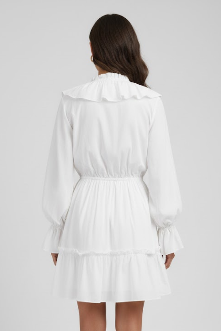 Elizabeth | Rüschen Mini-Kleid