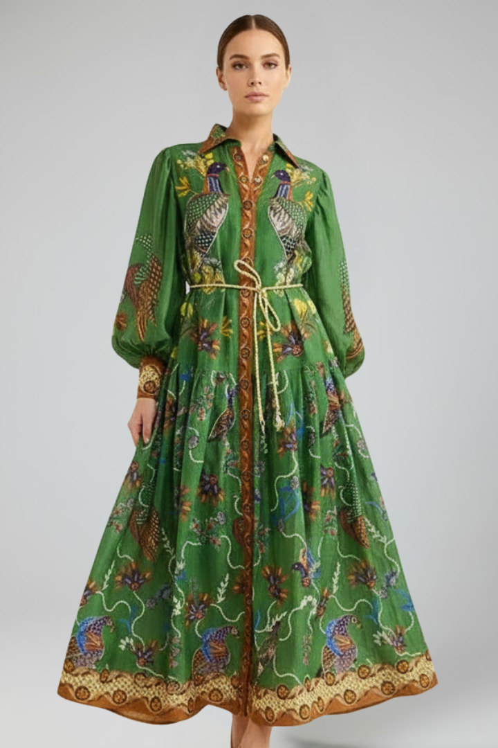 Everly | Bedrucktes Maxi-Kleid