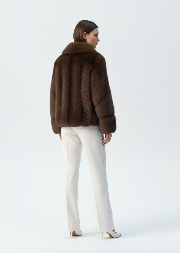 Dana | Damen Oversized Kunstfelljacke