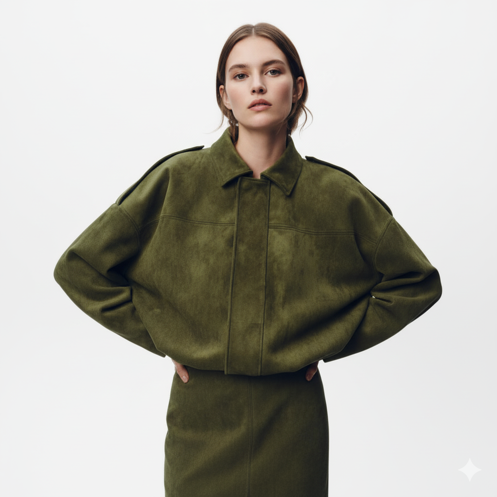 Rosa | Sanfte Wildlederjacke
