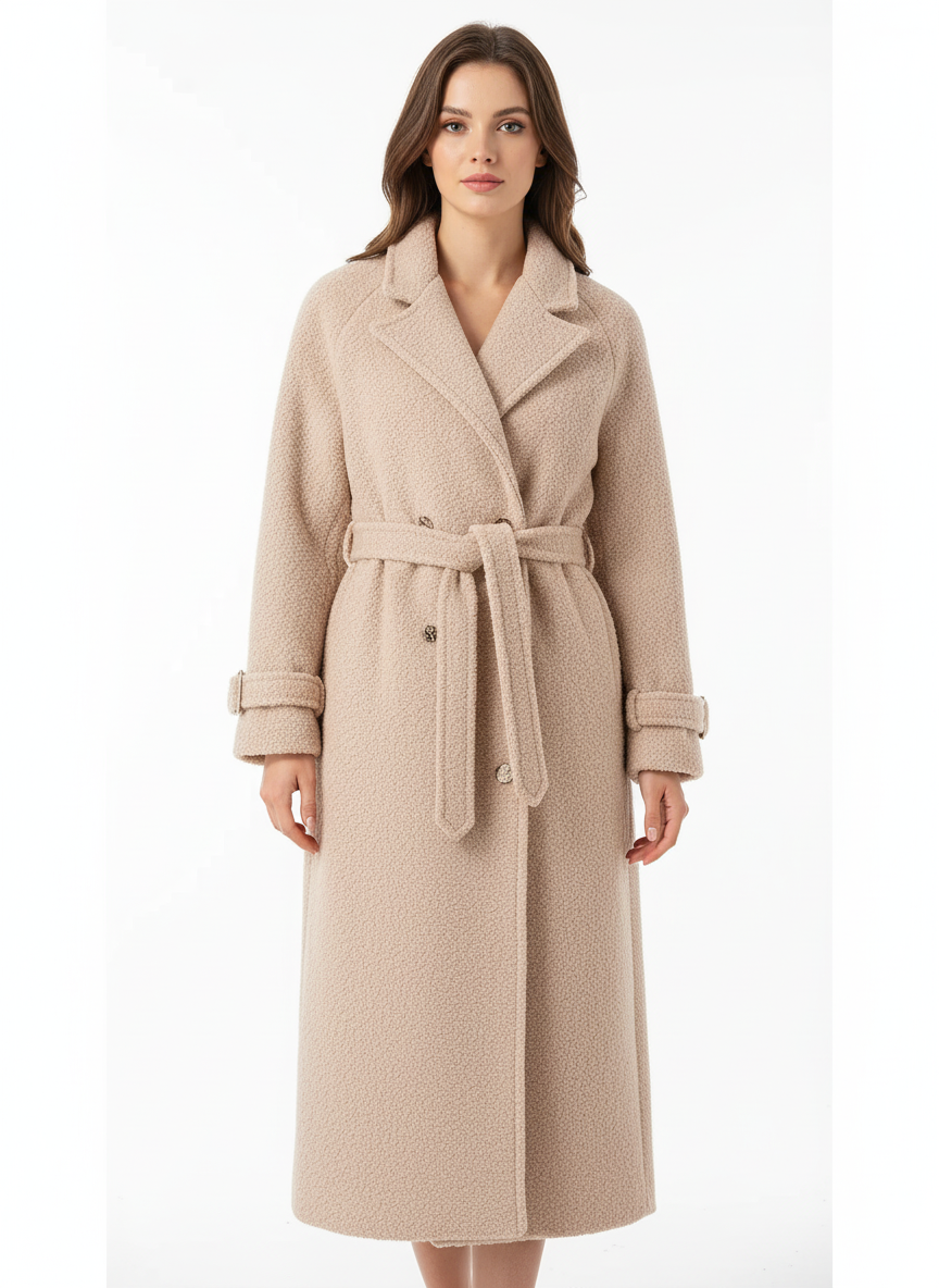 Iris | Wollmix-Trenchcoat mit Gürtel
