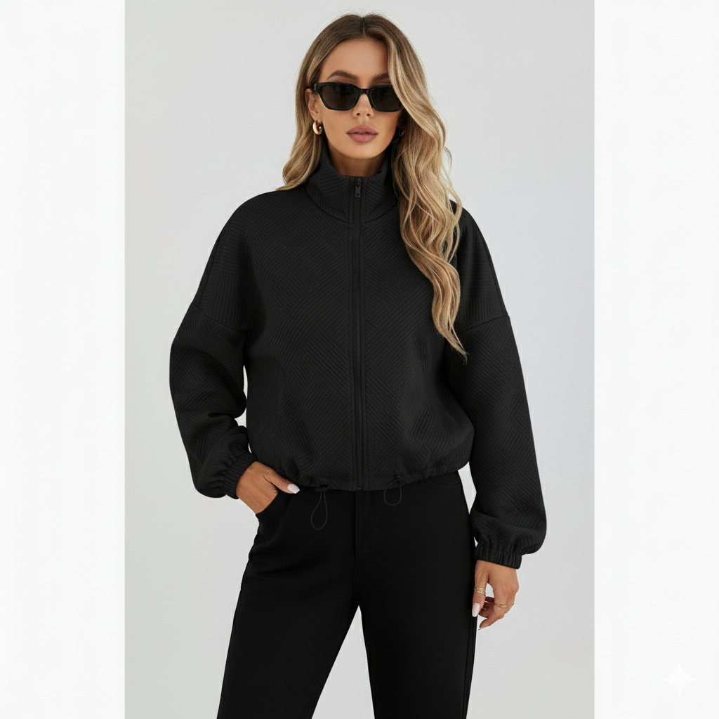 Nadia | Hochkragen Bomberjacke