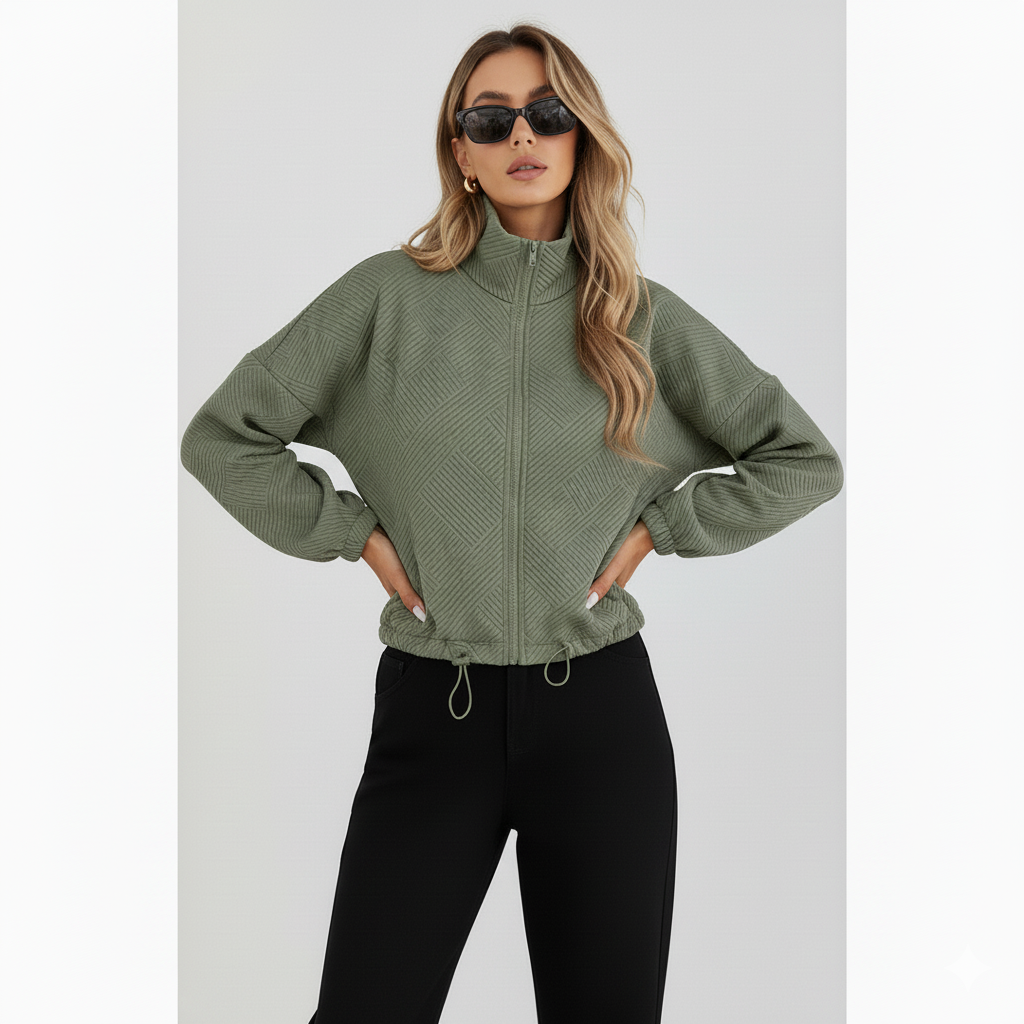 Nadia | Hochkragen Bomberjacke