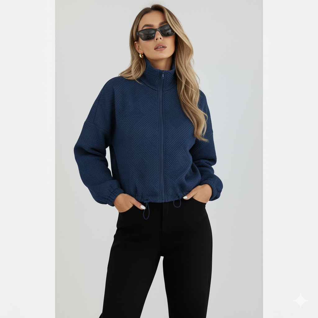 Nadia | Bomberjacke mit Hochkragen