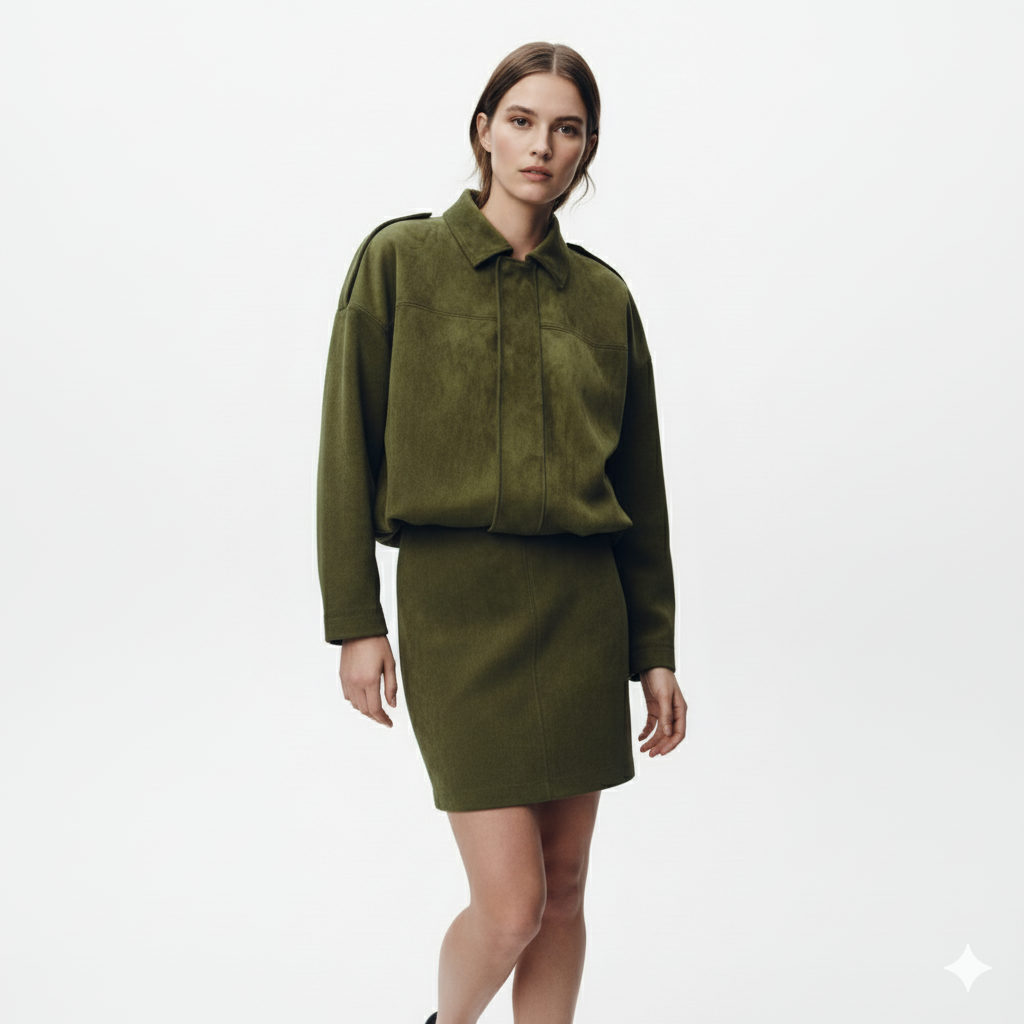Rosa | Sanfte Wildlederjacke