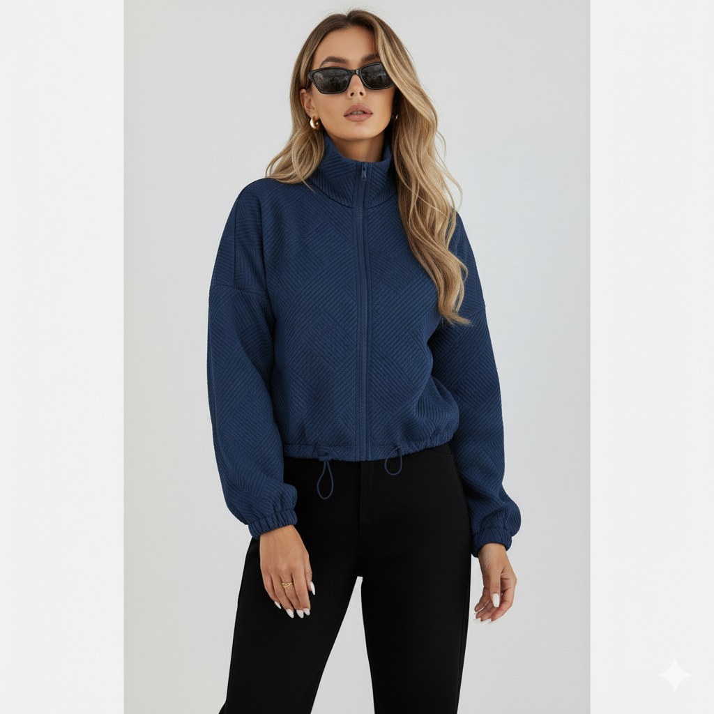 Nadia | Hochkragen Bomberjacke