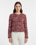 Anouk | Bouclé Blazer mit Knopf-Detail