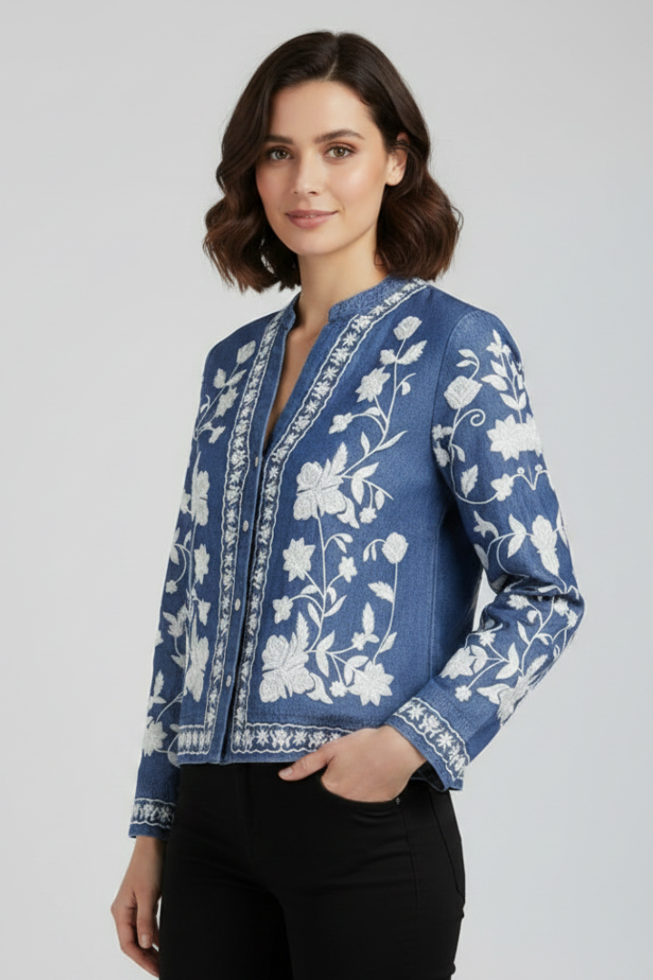 Glyra | Bestickte Boho-Bluse
