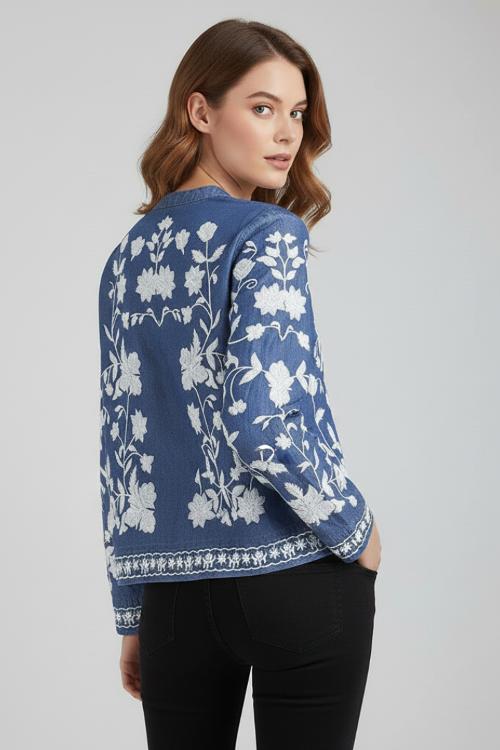 Glyra | Bestickte Boho-Bluse