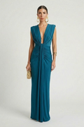 Ismira | Falten-Maxikleid