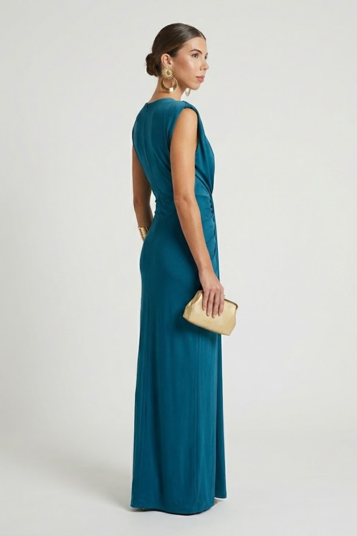Ismira | Falten-Maxikleid