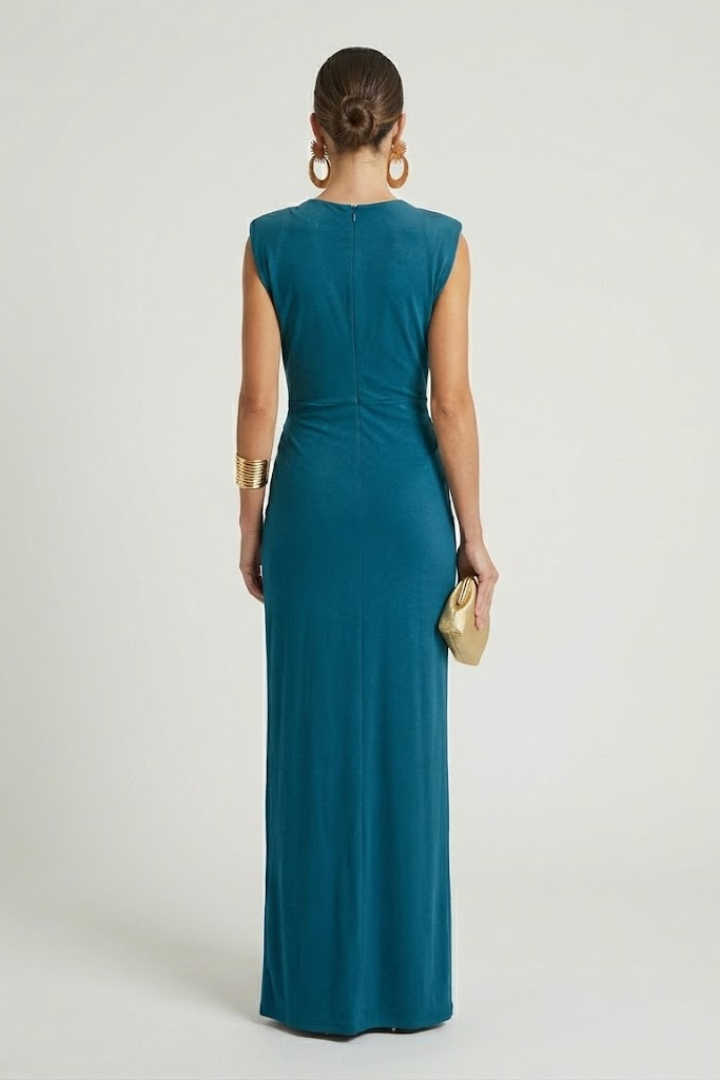 Ismira | Falten-Maxikleid