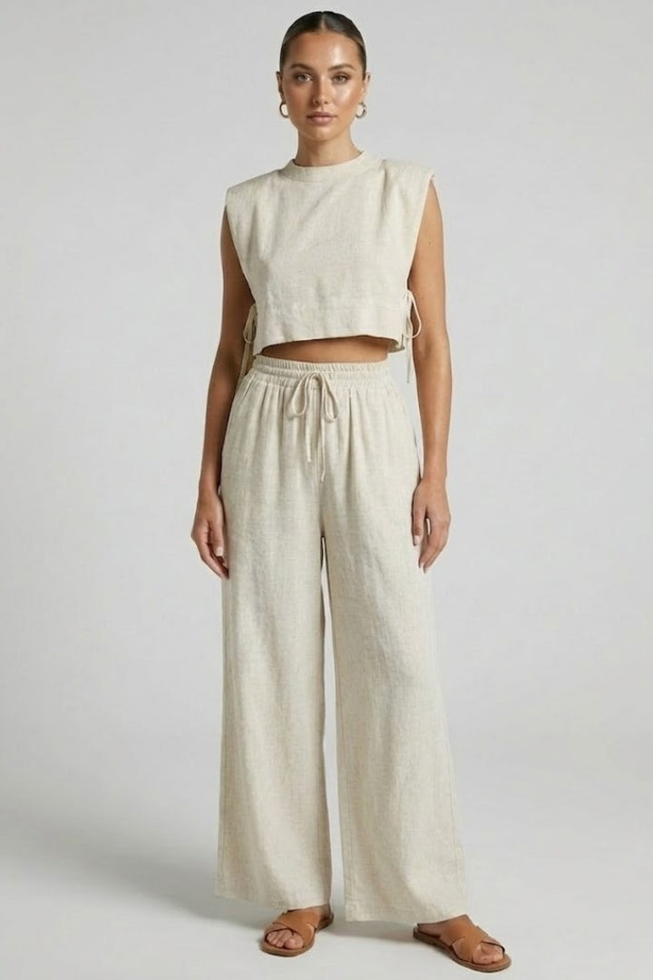 Isolde | Cropped Top & Hose Set