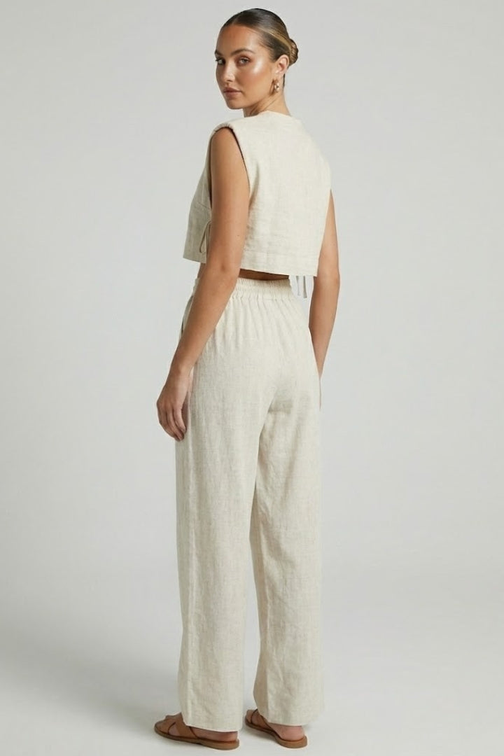 Isolde | Cropped Top & Hose Set