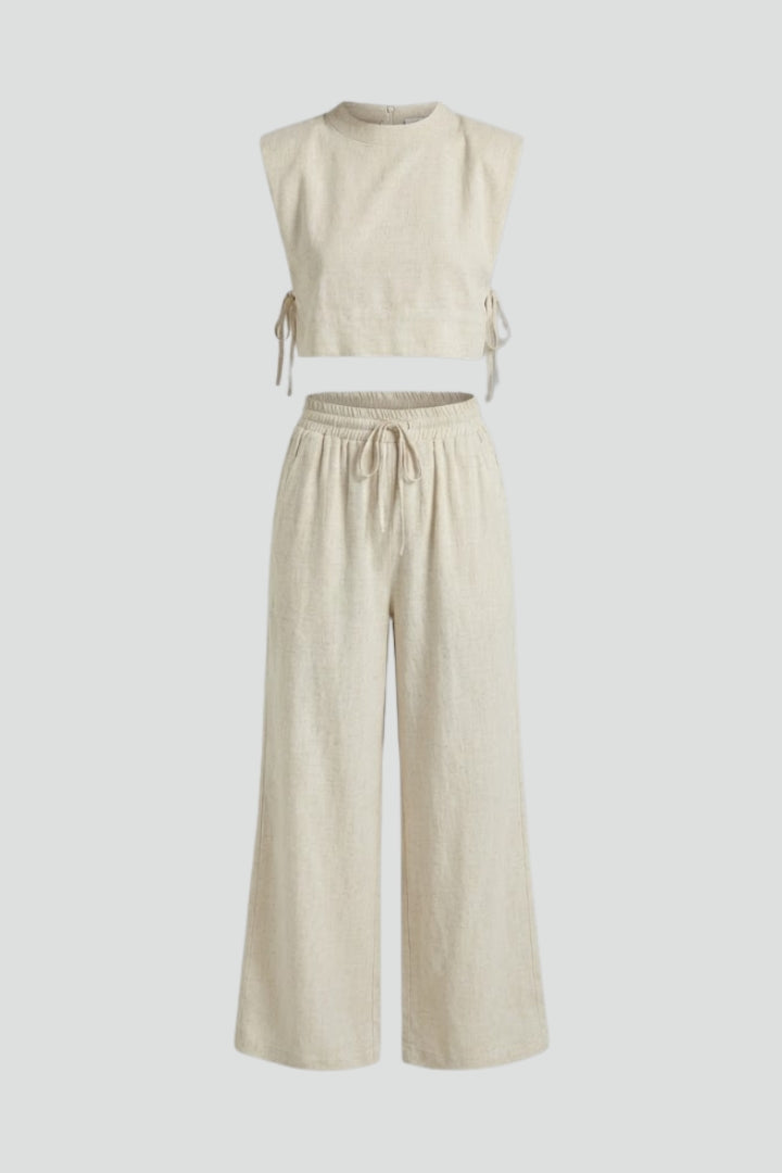 Isolde | Cropped Top & Hose Set