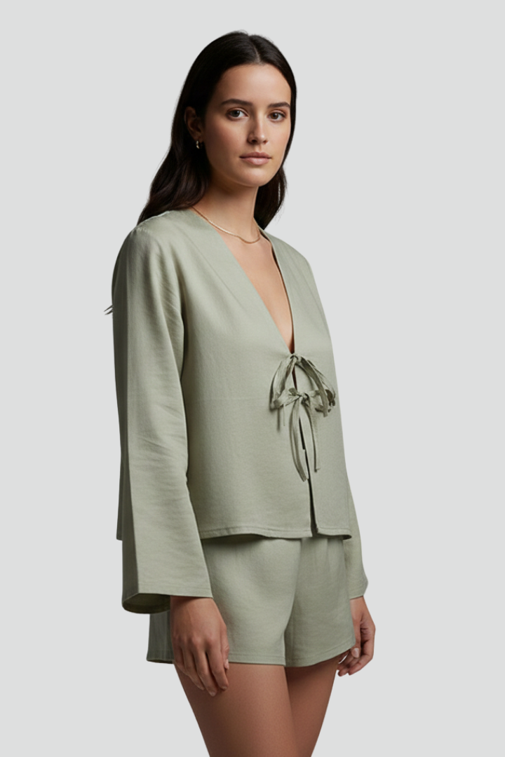 Kiara | Bluse mit V-Ausschnitt