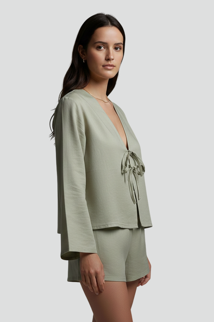 Kiara | Bluse mit V-Ausschnitt