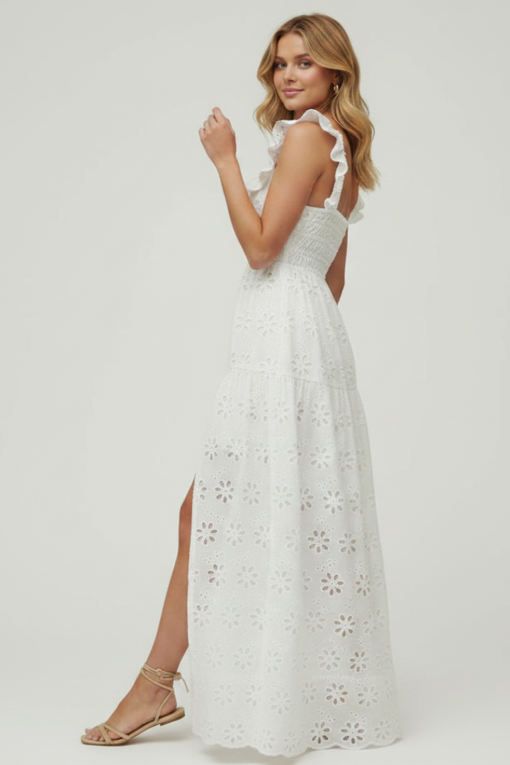 Lucy | Maxi-Kleid mit Schlitz