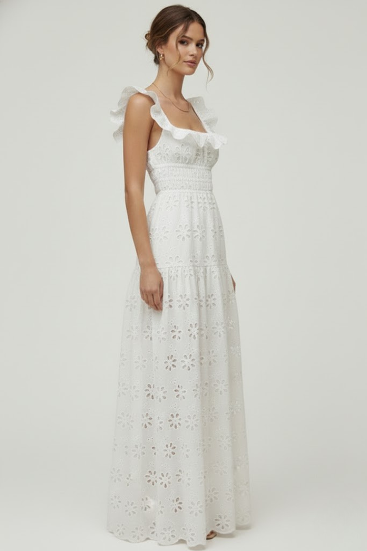 Lucy | Maxi-Kleid mit Schlitz