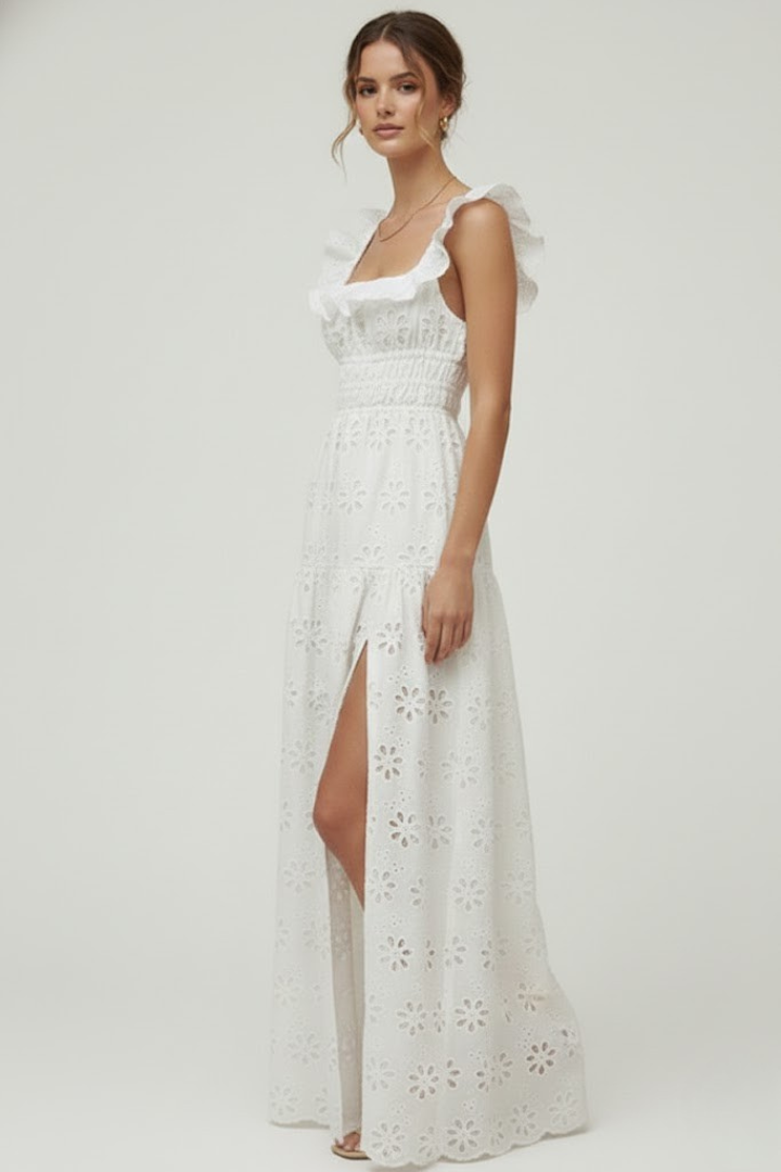 Lucy | Maxi-Kleid mit Schlitz