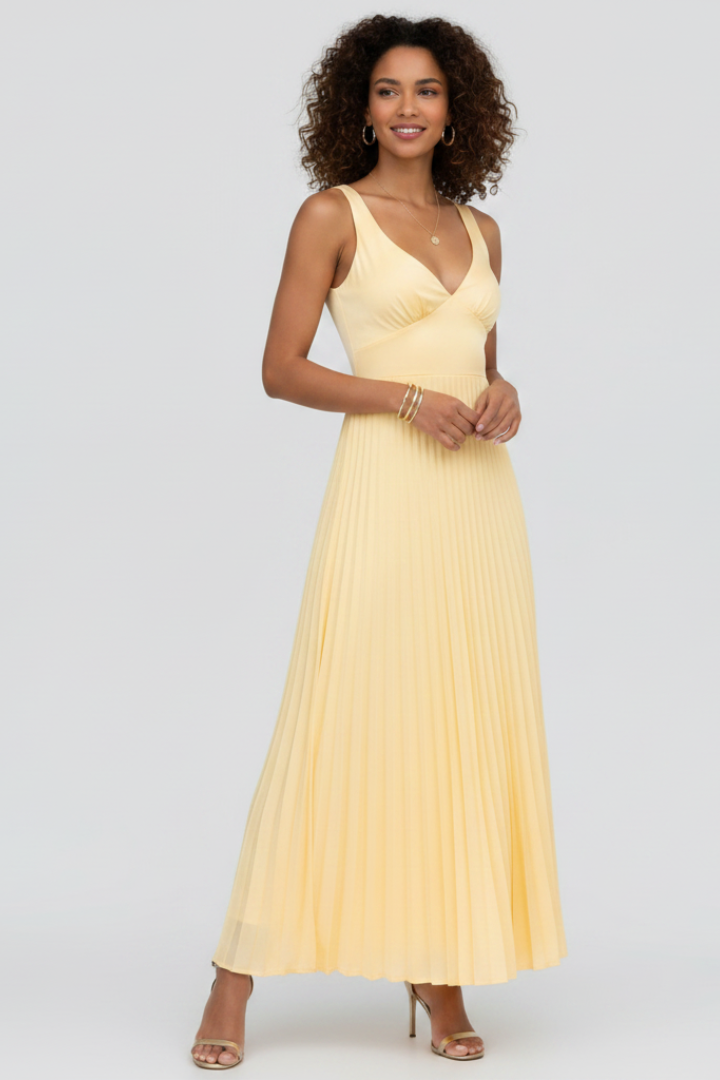 Lysenne | Falten-Festkleid