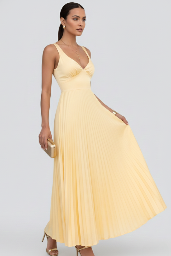 Lysenne | Falten-Festkleid