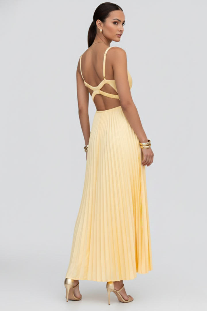 Lysenne | Falten-Festkleid