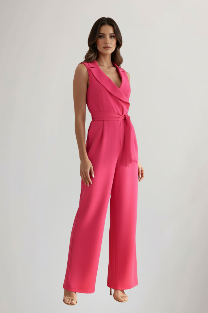 Madelyn | Ärmelloser weiter Jumpsuit