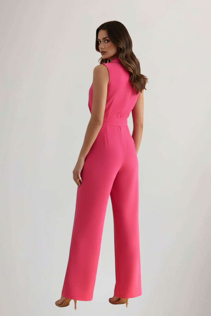 Madelyn | Ärmelloser weiter Jumpsuit