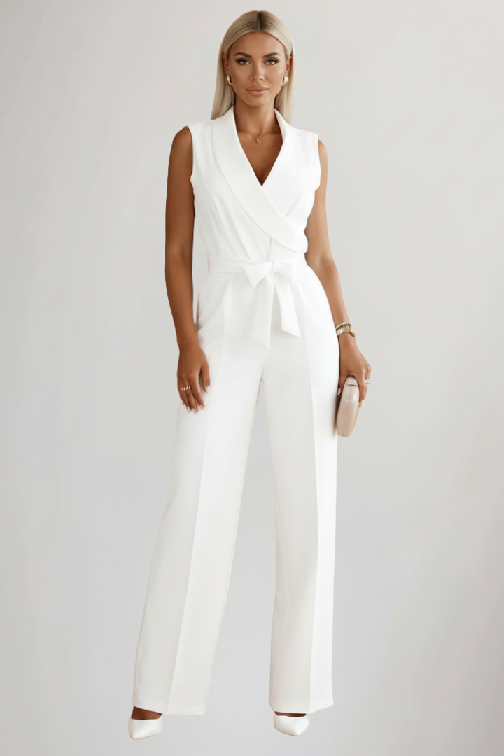 Madelyn | Ärmelloser weiter Jumpsuit