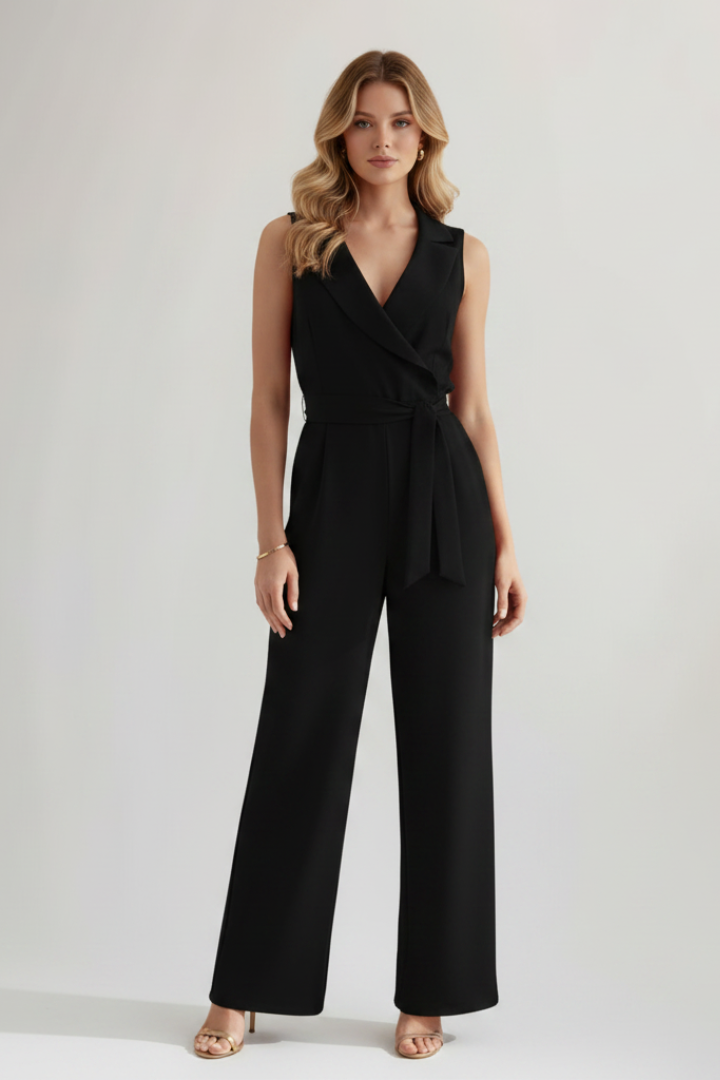 Madelyn | Ärmelloser weiter Jumpsuit
