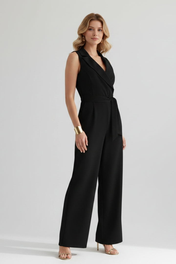 Madelyn | Ärmelloser weiter Jumpsuit