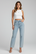 Mariselle | Stretch-Jeans mit Glanz