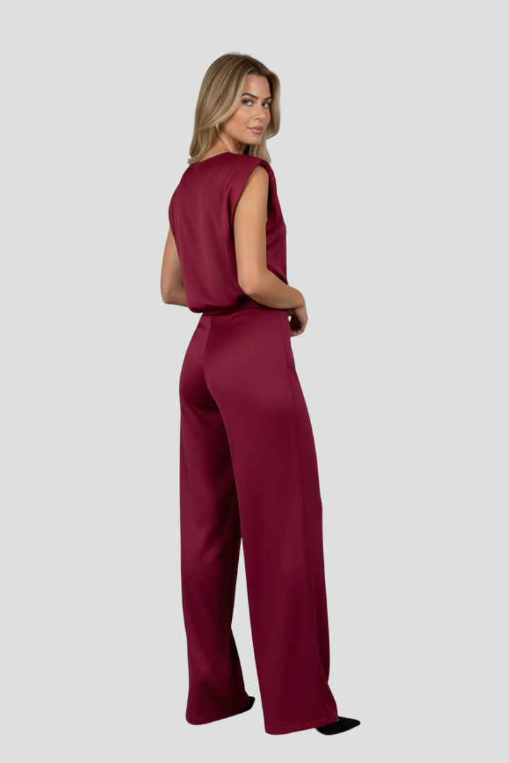 Joséphine | Satin Top & Hose Set