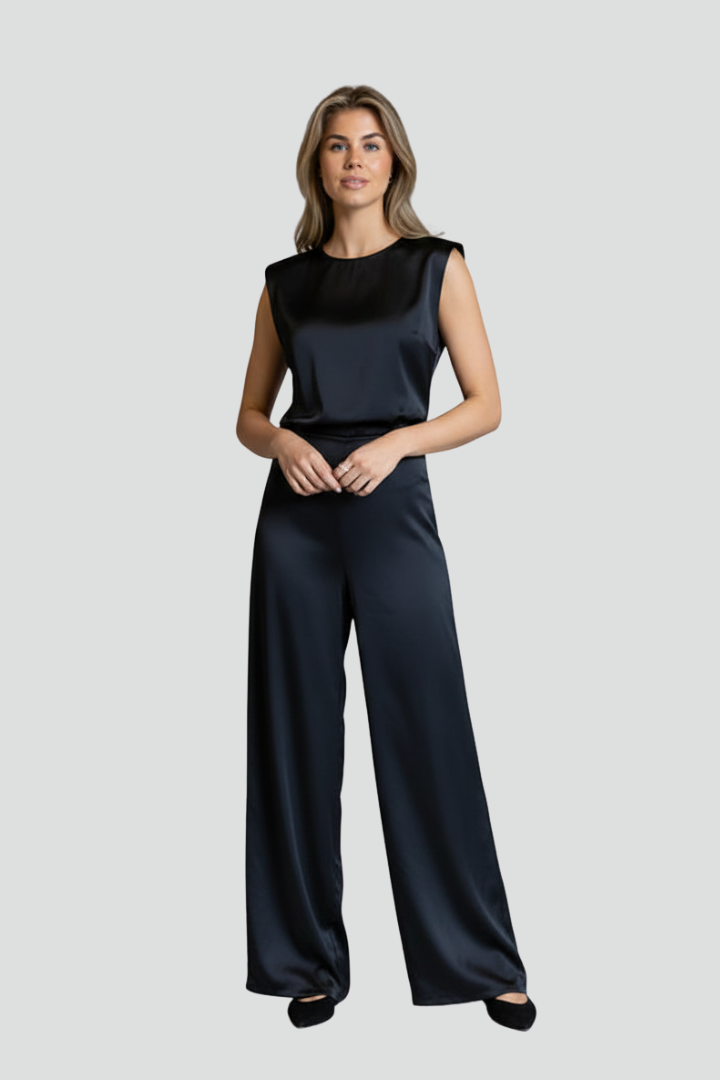 Joséphine | Satin Top & Hose Set
