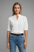 Orlena | Bestickte Spitzenbluse