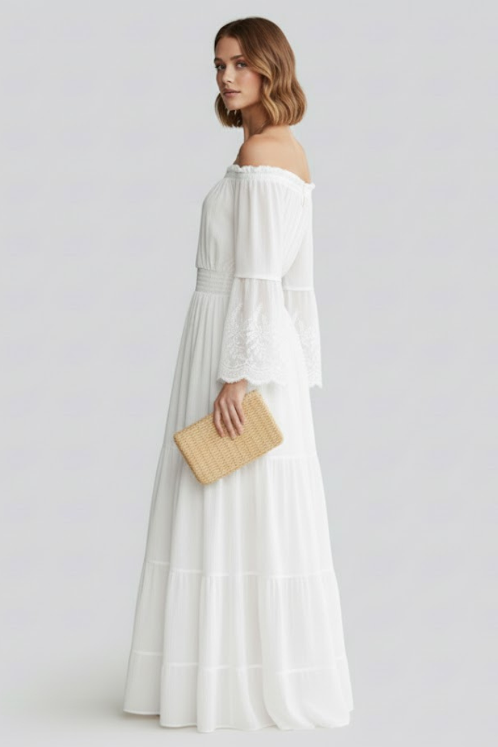 Rosmira | Off-Shoulder Maxikleid