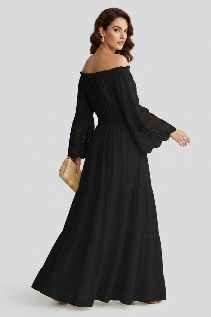 Rosmira | Off-Shoulder Maxikleid