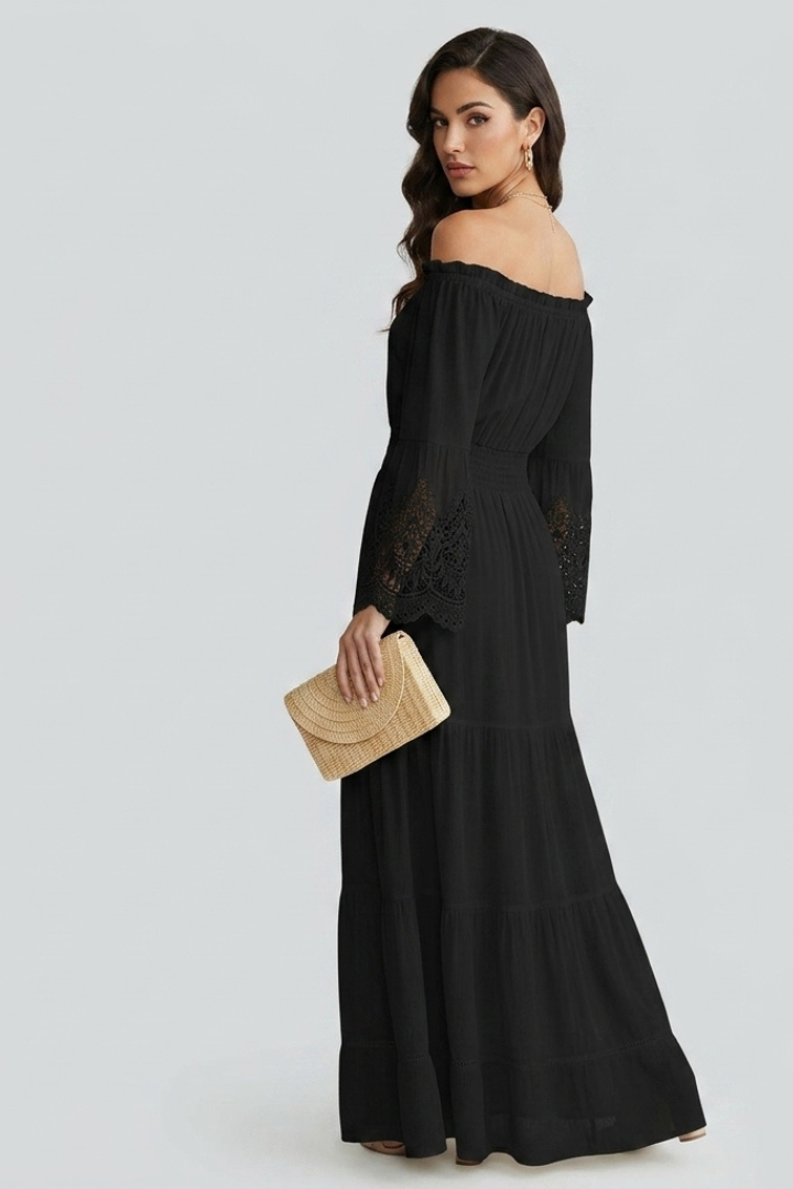 Rosmira | Off-Shoulder Maxikleid