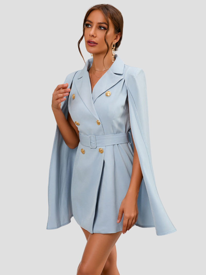 London | Blazer-Kleid mit Goldknöpfen