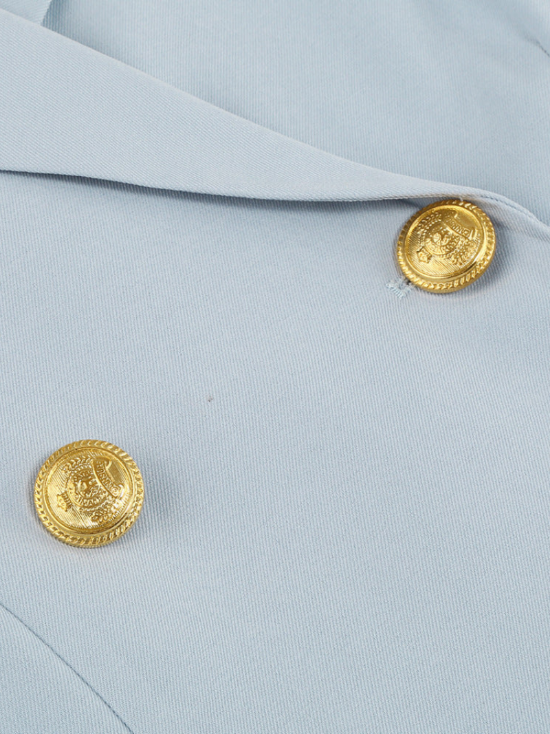 London | Blazer-Kleid mit Goldknöpfen