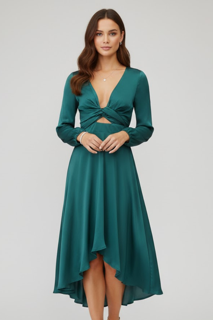 Samantha | Bodycon Midi-Kleid
