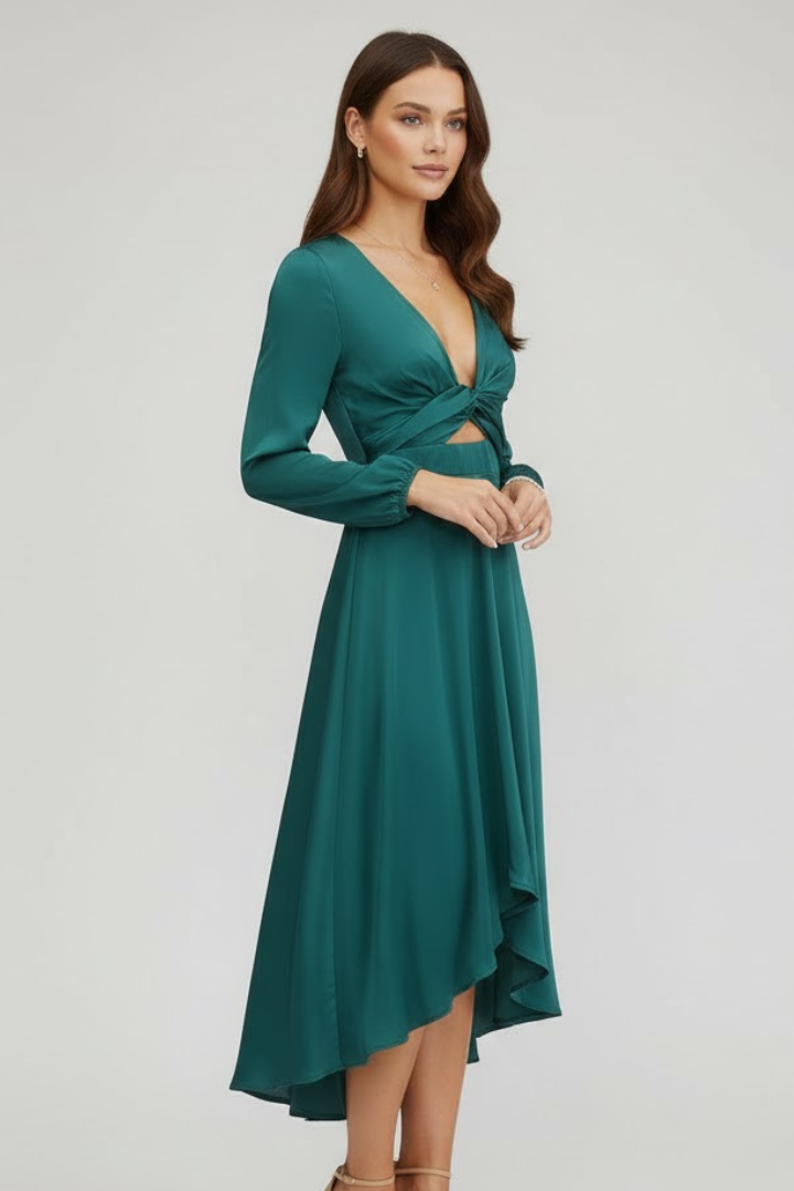 Samantha | Bodycon Midi-Kleid