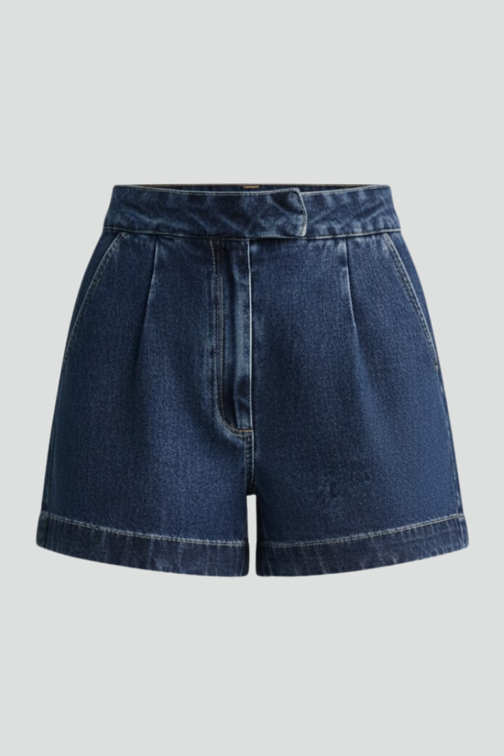 Serelle | Hochbund Denim-Shorts